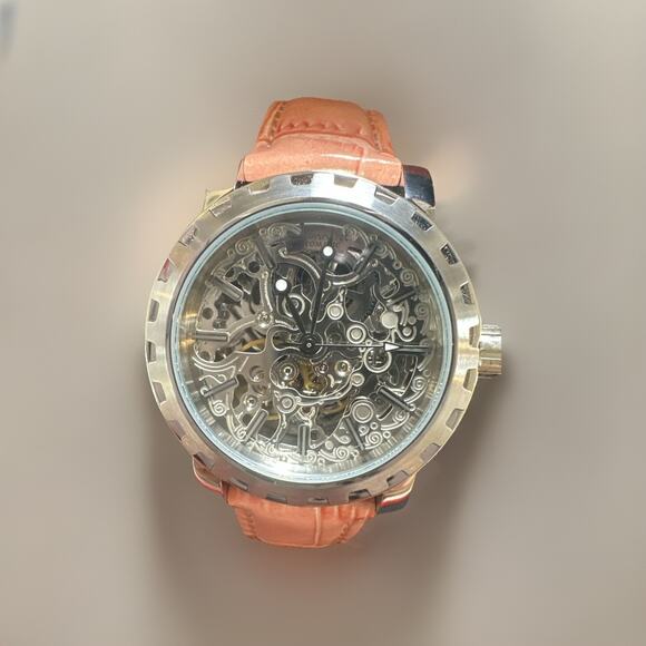 NEW Jeanneret Skeleton Automatic Stainless Steel Ref. J-5315-0431 Watch main image 12